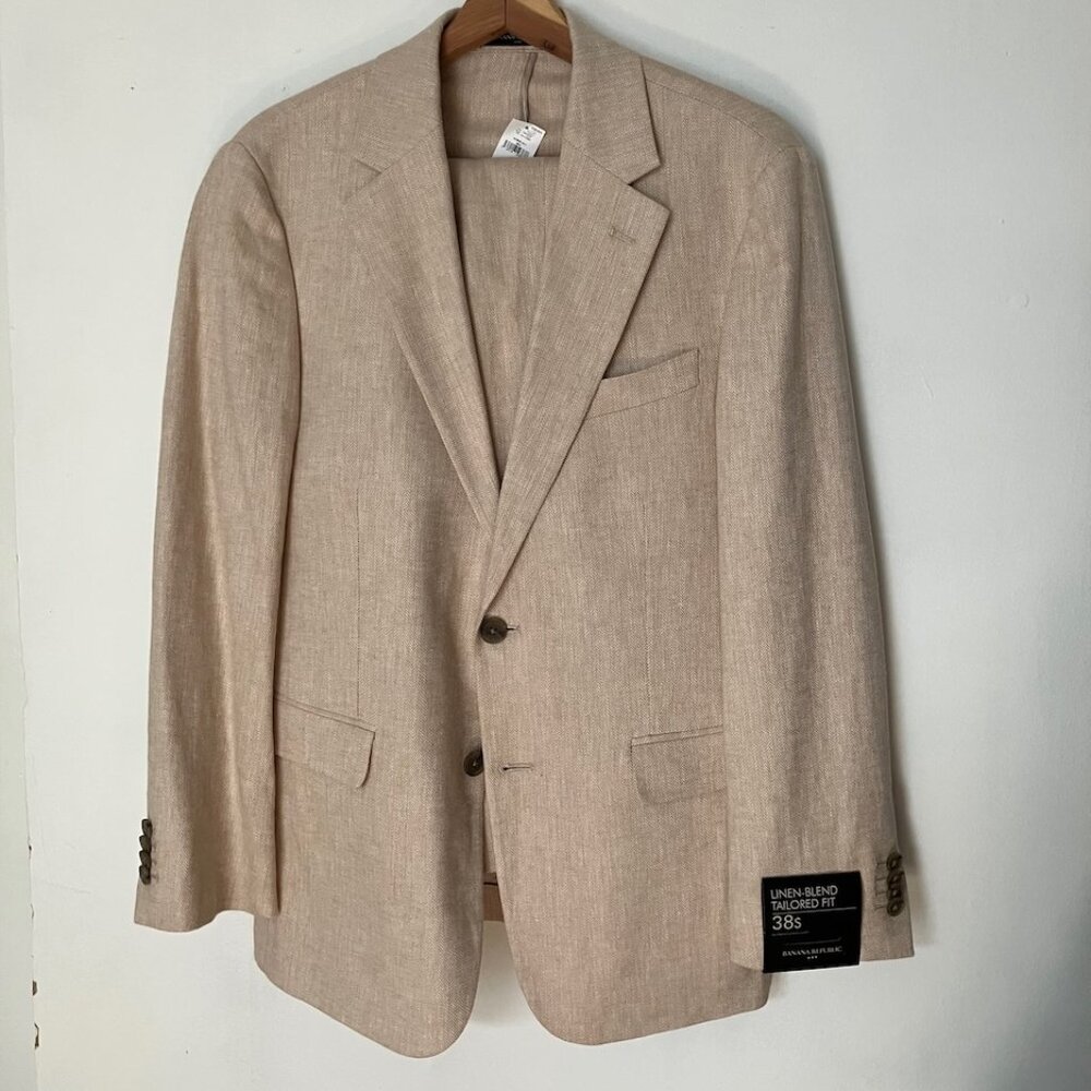 BR Linen Suit 38S